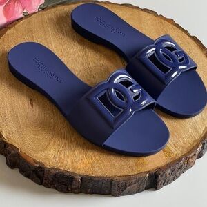 Dolce & Gabbana Women's Dark Blue Sandals